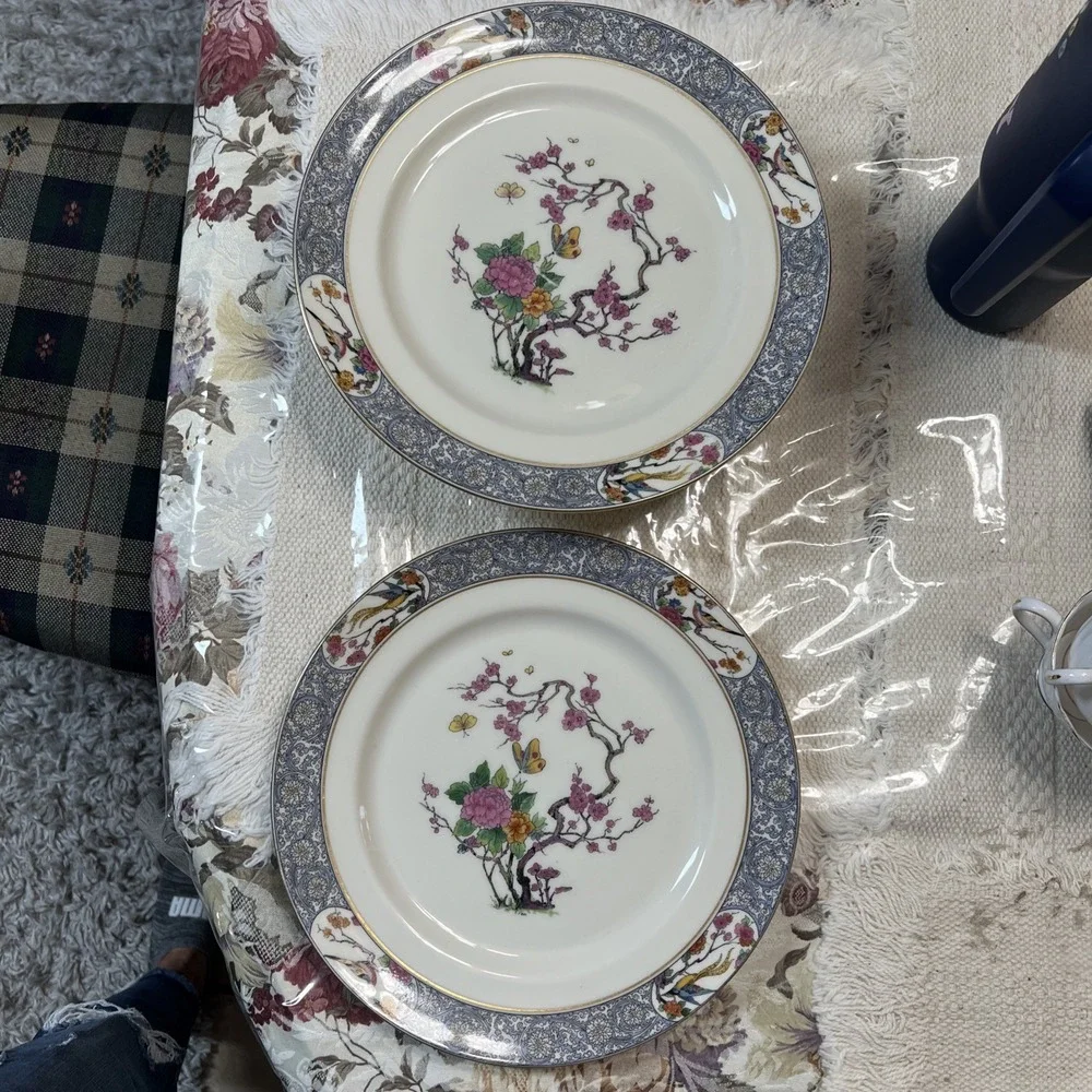 LENOX Ming dishes Older Black backstamp-‎ Your choice Ass't plates - Picture 4 of 8